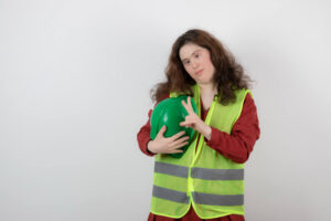 purple hi vis vest Beverley