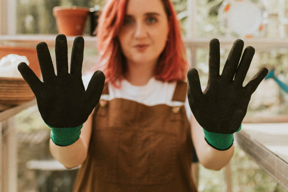 cut resistant nitrile foam palm gloves Australia
