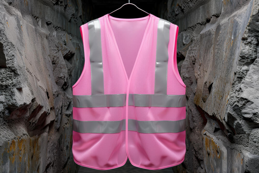 pink hi vis vests Burt Plain