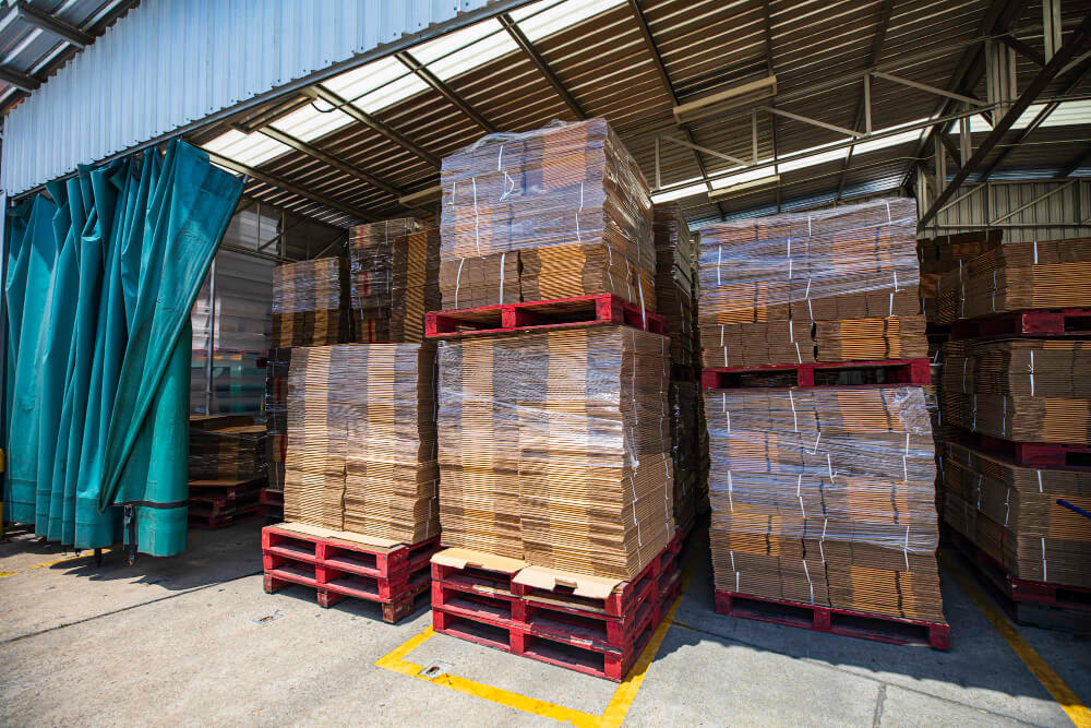 warehouses palletise loose containers