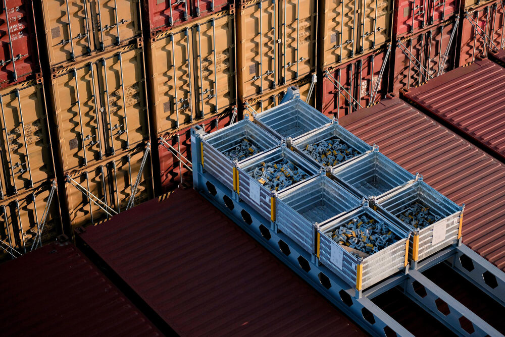 book container unloading Sydney