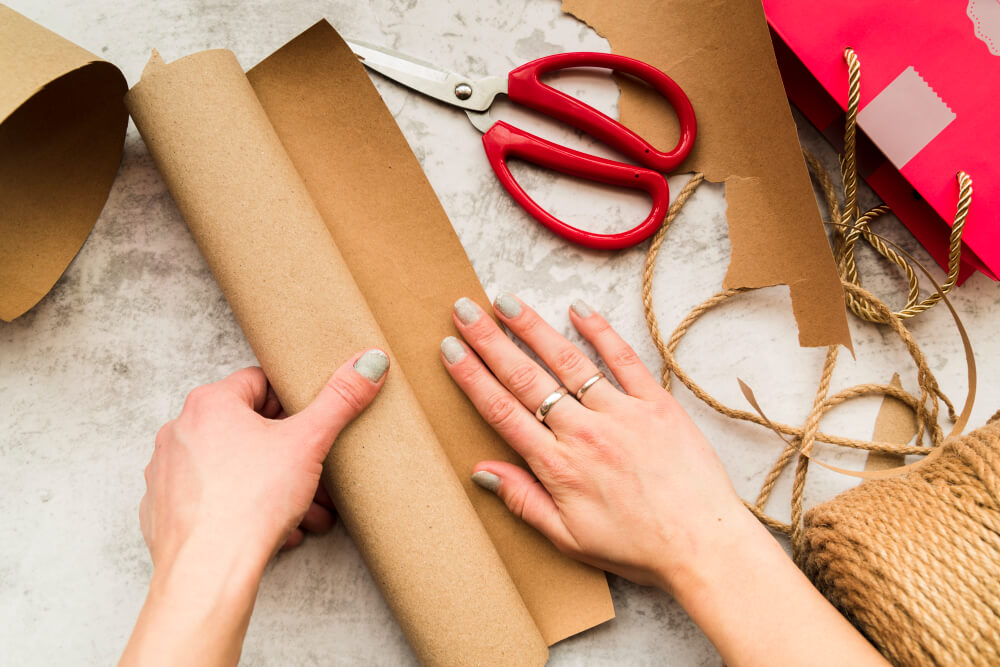 how to use water activated kraft tape