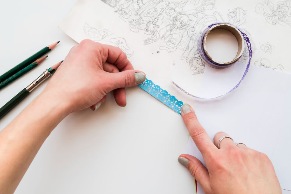 water activated art tape